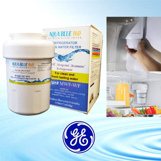 5x GE MWF MWFP SmartWater Internal Fridge Water Filter by Aqua Blue H20