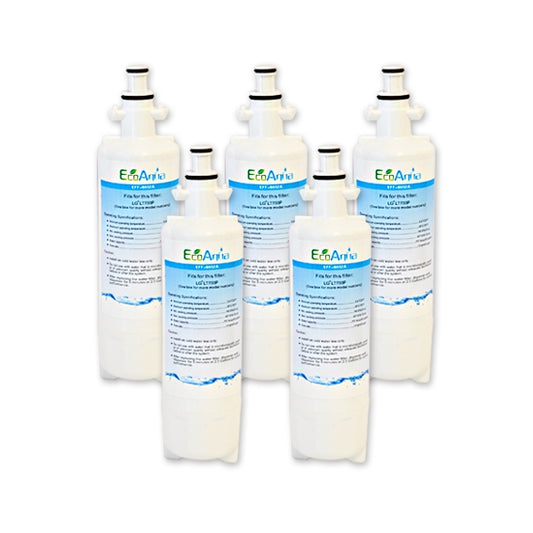 5 pack of LT700P ADQ36006101 Fridge Filters by Eco Aqua