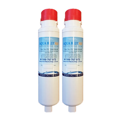 2x Aqua Blue H20 DW2042FR-09﻿ Daewoo Smeg Westinghouse Compatible Replacement Fridge Filter Cartridge