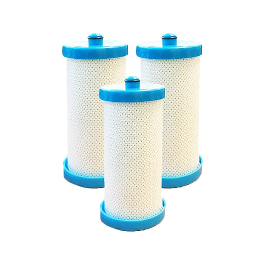 3x Aqua Blue H2O Westinghouse, Electrolux 1438545 Fridge Water Filter - 218904501 WF1CB−WF