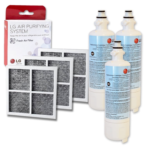3x LG LT700P( ADQ36006101) with 3x LG LT120F(ADQ73214404) Air filter