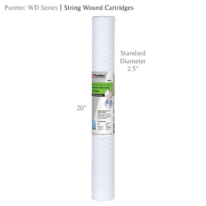Puretec WD Series WD952 20" Wound Sediment Cartridges