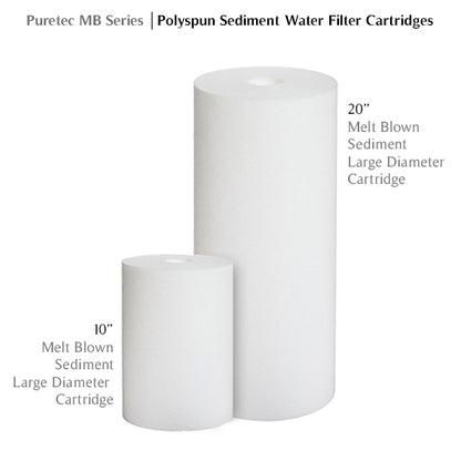 PuretecMB50LD2 Sediment filter 20" x 4.5" depth Polyspun Sediment Cartridges model