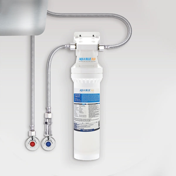 Aqua Blue H20  High Flow in-line - 4 Stage Water Filtration System Kit