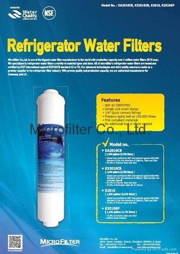 DA2010CB External Fridge Filter - Suits Haier