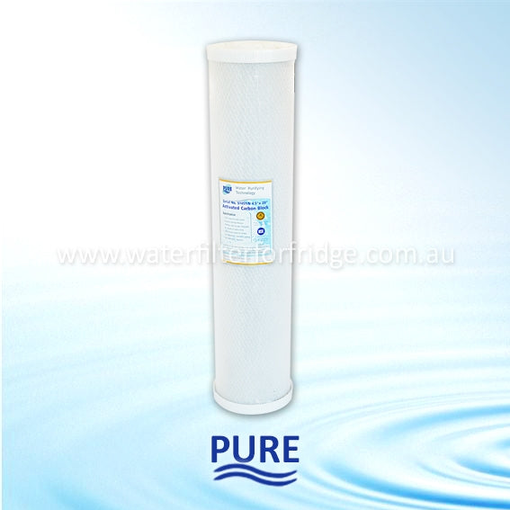 Pure  91451/N  4.5"x 20" Big Blue Coconut Carbon Block 5 Micron Filter