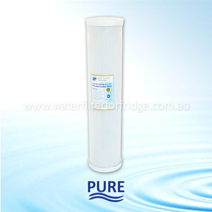 Pure  91451/N  4.5"x 20" Big Blue Coconut Carbon Block 5 Micron Filter