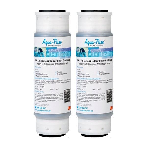 2X AP117SL Genuine 3M Aqua pure Replacement Water-Filter Cartridge
