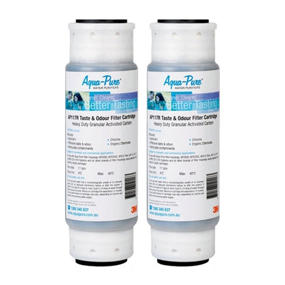 2X AP117SL Genuine 3M Aqua pure Replacement Water-Filter Cartridge