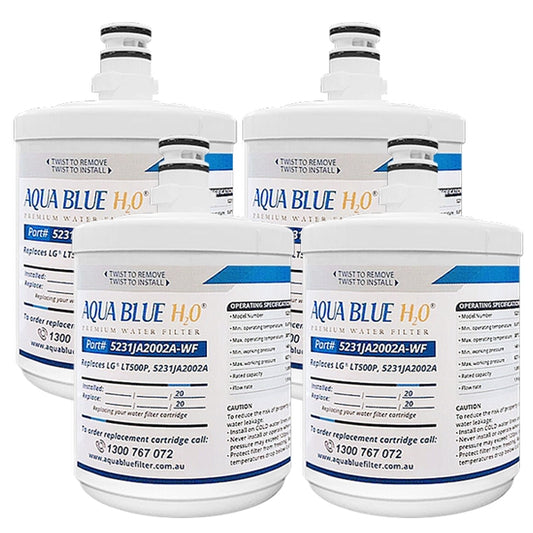 4* AQUA BLUE H2O GENERIC REPLACEMENT FOR LG 5231JA2002A, LT500P