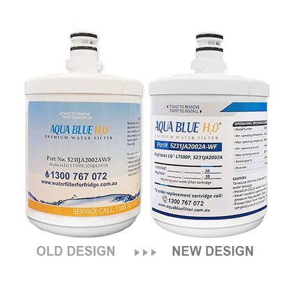 4* AQUA BLUE H2O GENERIC REPLACEMENT FOR LG 5231JA2002A, LT500P