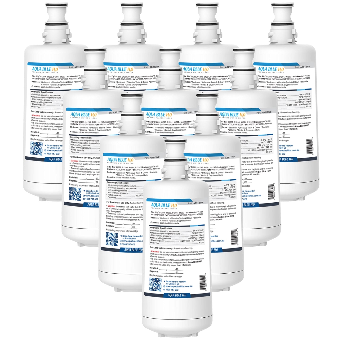 ZIP 3 Micron  GlobalPlus Generic Replacement Water Filter 91292
