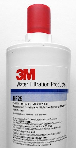 3M Water Filtration Products Replacement Filter Cartridge, Model HF25-SR5