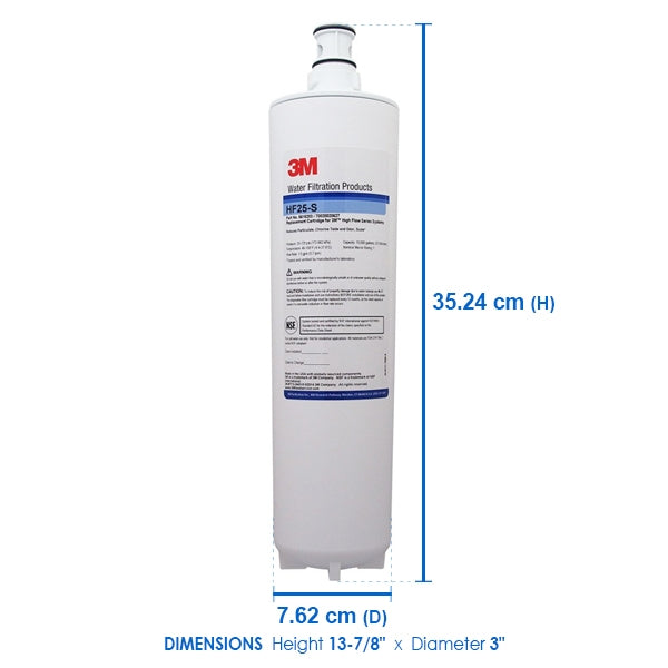 3M Water Filtration Products Replacement Filter Cartridge, Model HF25-SR5