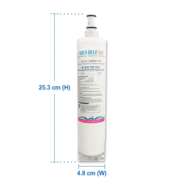 Aqua Blue H20  Replacement for Whirlpool 4396508/4396547 Fridge Filter