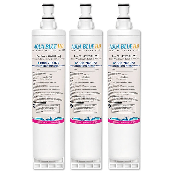 Aqua Blue H20  Replacement for Whirlpool 4396508/4396547 Fridge Filter