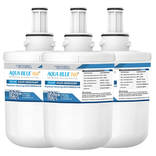 3x SAMSUNG DA29-00003G /DA29-00003GWF SUIT FOR SAMSUNG FRIDGE FILTER