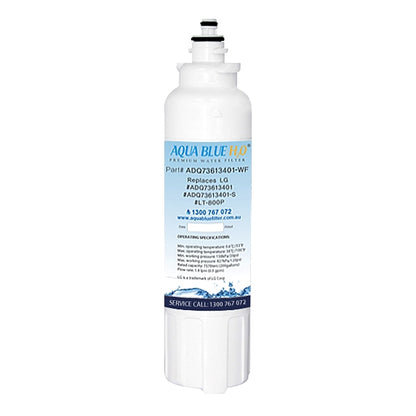 LG Replacement ADQ73613401, LT800P Fridge Filter by Aqua Blue H2O