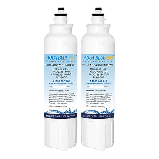 LG REPLACEMENT ADQ73613401, LT800P FRIDGE FILTER by AQUA BLUE H2O