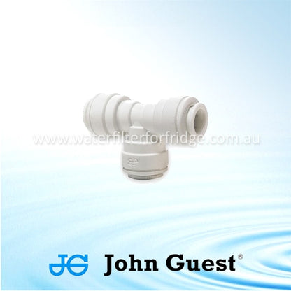 John Guest Polypropylene Fittings Equal Tee PP0208W  1/4"