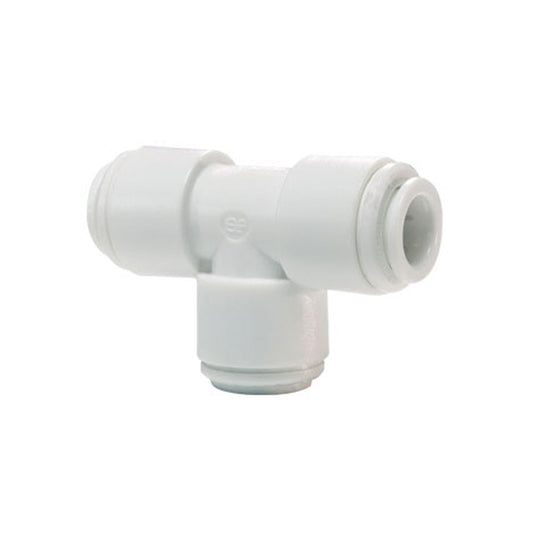 John Guest White Acetal Fittings Equal Tee CI0208W Tube OD 1/4"