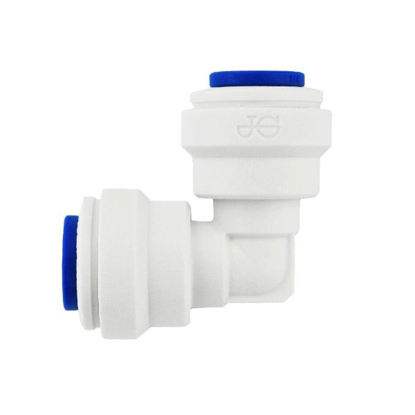 John Guest Polypropylene Fittings Equal Elbow PP0308W-B  1/4" Blue Collet