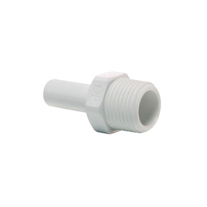 John Guest Polypropylene Fittings Stem Adaptor PP050822W  1/4 x 1/4