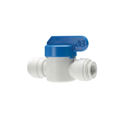 John Guest Polypropylene Shut-Off Valve Speedfit To Speedfit Connector PPMSV040606W  6MM