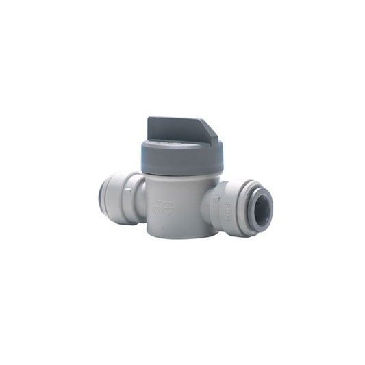 John Guest Acetal Shut-Off Valve Shut Off Valve Short Handle PISV0412CS  3/8"