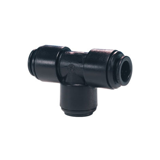 John Guest Black Acetal Fittings Equal Tee PM0212E 12mm