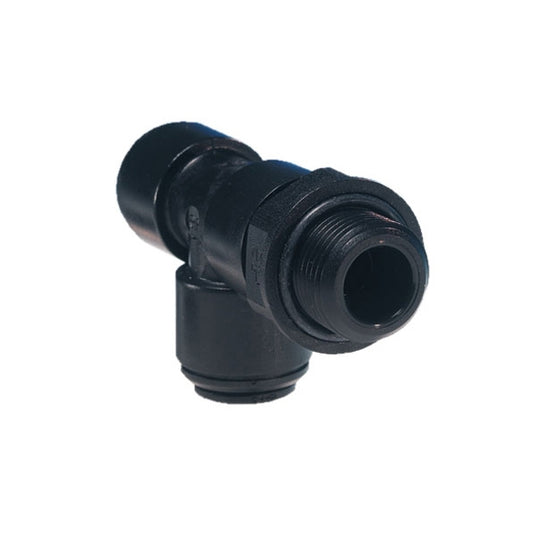 John Guest Black Acetal Fittings Swivel Male Run Tee BSP Thread PM110411E 4mm X 1/8