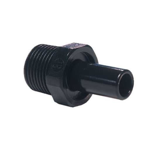 John Guest Black Acetal Fittings Stem Adaptor BSP Thread PM051514E 15mm X 1/2