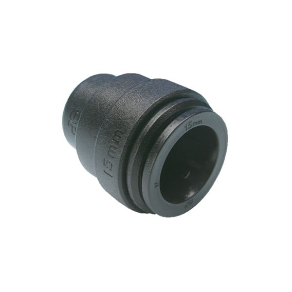 John Guest Black Acetal Fittings End Stop PM4615E 15MM