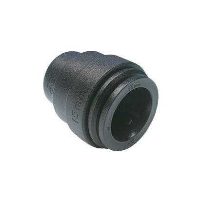 John Guest Black Acetal Fittings End Stop PM4615E 15MM