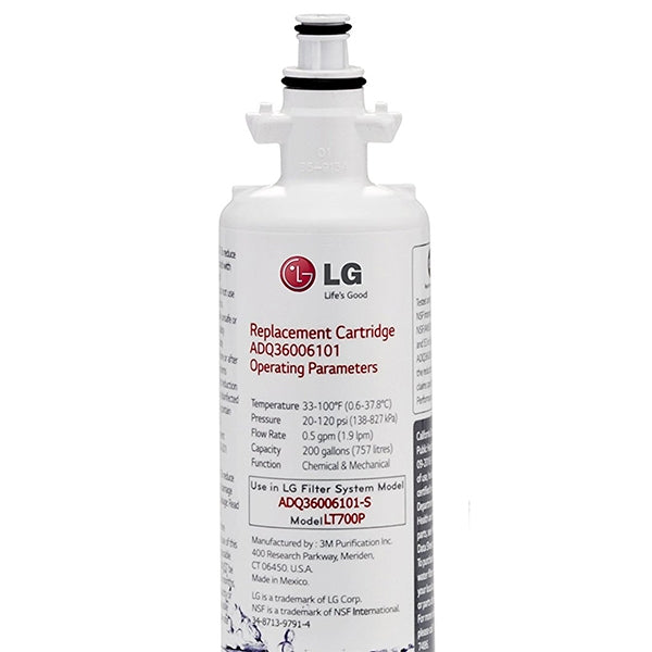 2x LG LT700P( ADQ36006101) with 2x LG LT120F(ADQ73214404) Air filter 