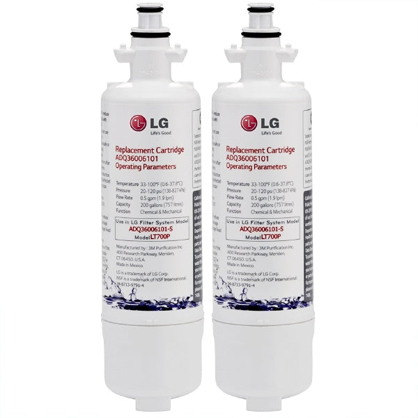 2 x LG LT700P  ADQ36006101 with 2xLG LT120F (ADQ73214404) Air Filter