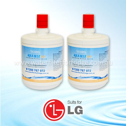 BULK 2* ECO AQUA EFF-6005A LG Generic Water Filter Replacing 5231JA2002A, LT500P 