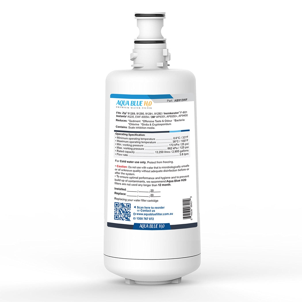 ZIP Compatible 91290 GlobalPlus Hydrotap Water Filter