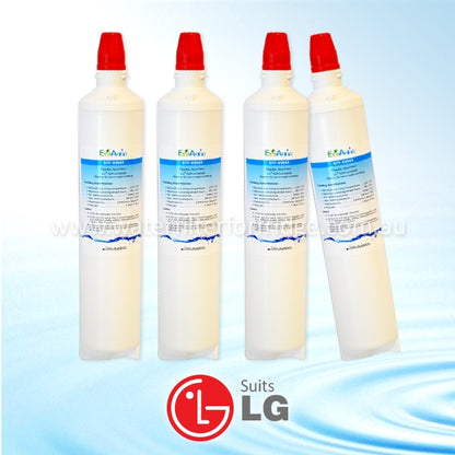 4x Eco Aqua EFF-6003A Replaces LG Refrigerator Water Filters LT600P, 5231JA2006A Generic Replacement