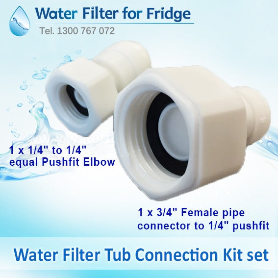 1x DA29-10105J / WSF-100 Samsung Water Filter COMPATIBLE plus Tube Hose (5m 1/4") kit SET