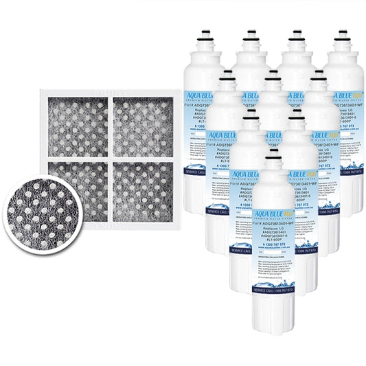 LG Replacement Water Filter LT800P(ADQ73613401) with LG Air Filter LT120F(ADQ73214404)