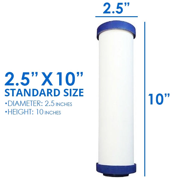 Twin Counter-top Drinking Water Filter System Aqua Blue H20