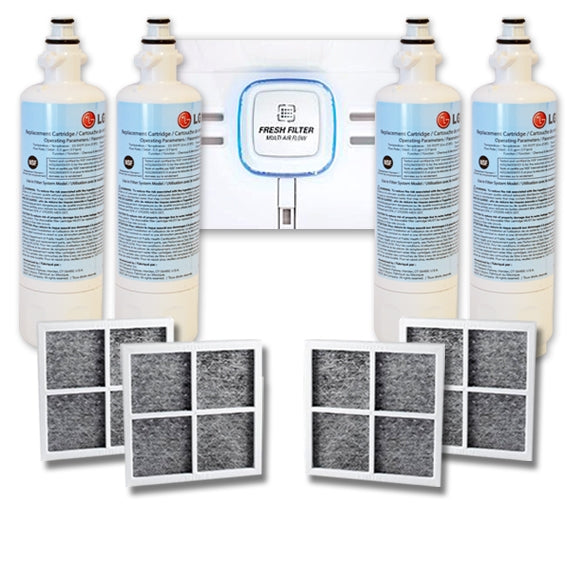4x LG LT700P( ADQ36006101) with 4x LG LT120F(ADQ73214404) Air filter 