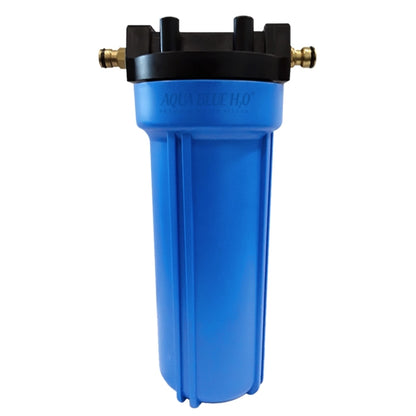 Single Caravan Water Filter System with 3M Raindance String Wound SPF-P5, Brass Hose Connection Fitting