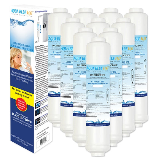10x GE Fridge External Inline Water Filter DA2010CB