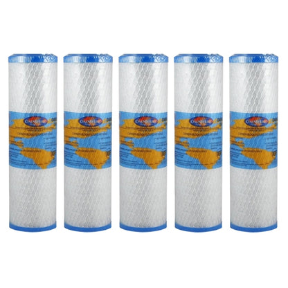 2X Omnipure OMB934 0.5 Micron Coconut Carbon Block Water Filter 10"