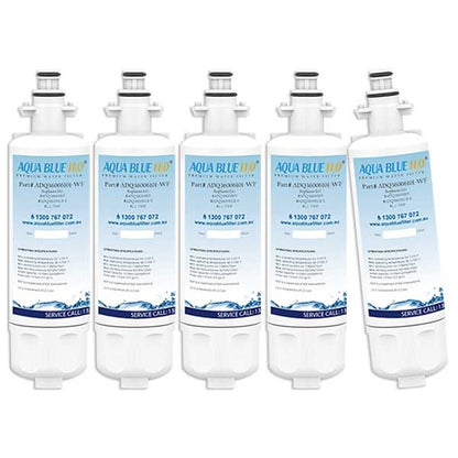 5x LG LT700P  ADQ36006101 Refrigerator Water Filter By Aqua Blue H20