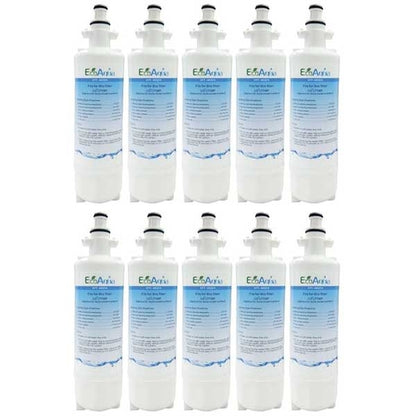 10x LG Replacement Water Filter LT700P + 10x LT120F Generic Air Filter