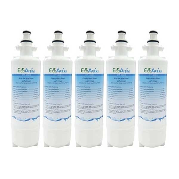 5x LG Replacement Water Filter LT700P + 5x LT120F Generic Air Filter