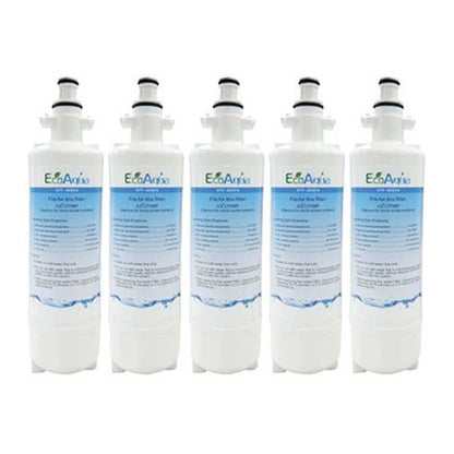5x LG Replacement Water Filter LT700P + 5x LT120F Generic Air Filter
